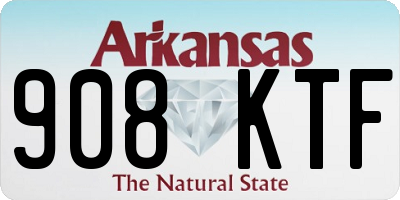 AR license plate 908KTF