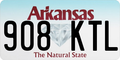 AR license plate 908KTL