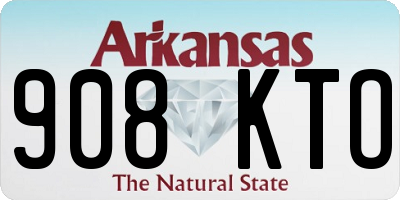 AR license plate 908KTO