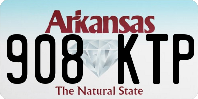 AR license plate 908KTP