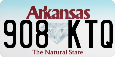 AR license plate 908KTQ