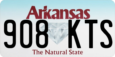 AR license plate 908KTS