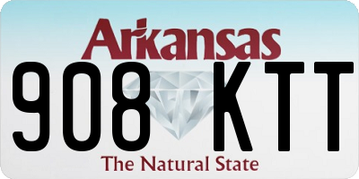 AR license plate 908KTT