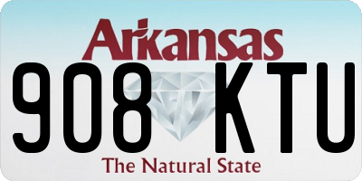 AR license plate 908KTU