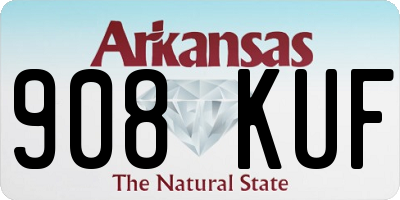 AR license plate 908KUF