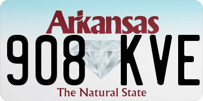 AR license plate 908KVE