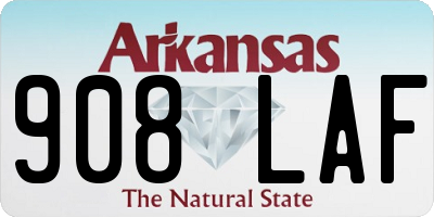 AR license plate 908LAF
