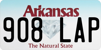 AR license plate 908LAP