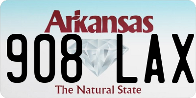 AR license plate 908LAX