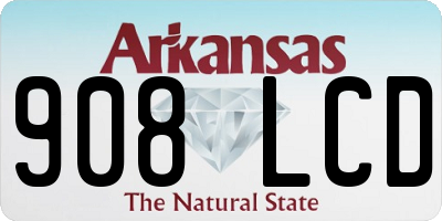 AR license plate 908LCD