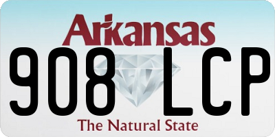 AR license plate 908LCP