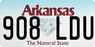 AR license plate 908LDU