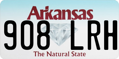 AR license plate 908LRH