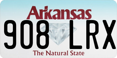 AR license plate 908LRX