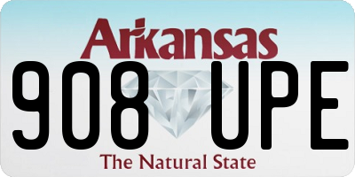 AR license plate 908UPE