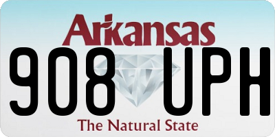 AR license plate 908UPH