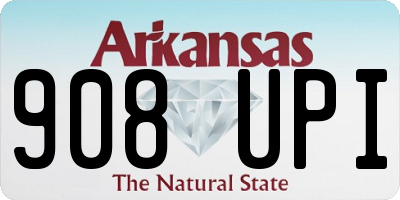 AR license plate 908UPI