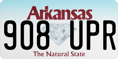 AR license plate 908UPR