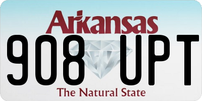 AR license plate 908UPT