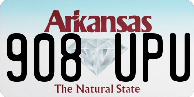 AR license plate 908UPU