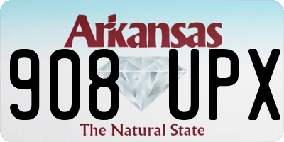 AR license plate 908UPX