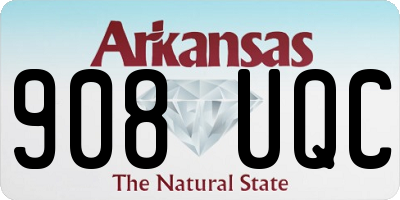 AR license plate 908UQC