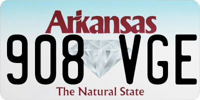 AR license plate 908VGE