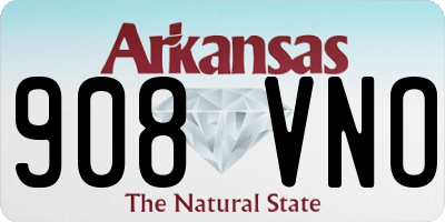 AR license plate 908VNO
