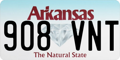 AR license plate 908VNT