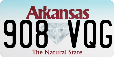 AR license plate 908VQG