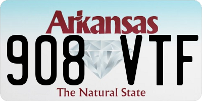 AR license plate 908VTF