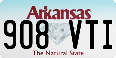 AR license plate 908VTI