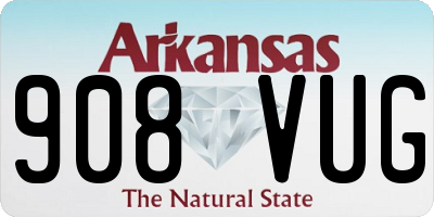 AR license plate 908VUG