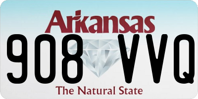 AR license plate 908VVQ
