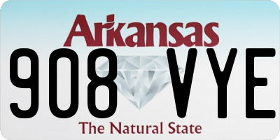 AR license plate 908VYE