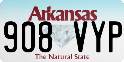 AR license plate 908VYP
