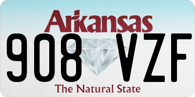 AR license plate 908VZF