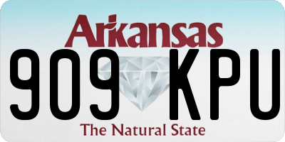 AR license plate 909KPU