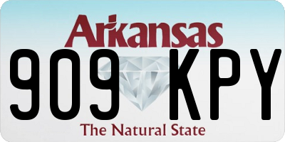 AR license plate 909KPY