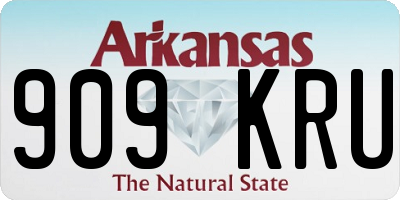AR license plate 909KRU