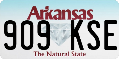 AR license plate 909KSE