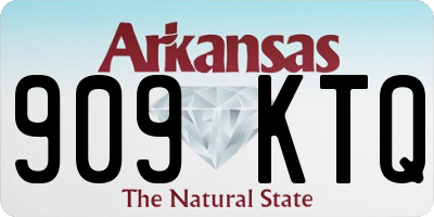 AR license plate 909KTQ