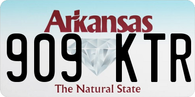 AR license plate 909KTR