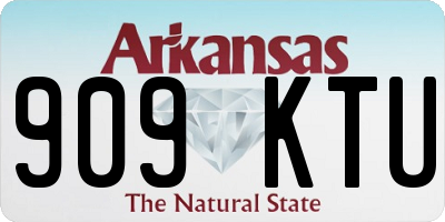 AR license plate 909KTU