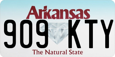AR license plate 909KTY