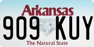 AR license plate 909KUY