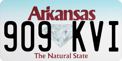 AR license plate 909KVI