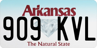 AR license plate 909KVL