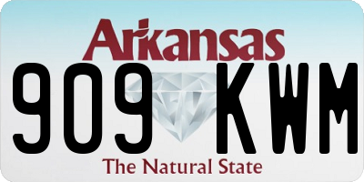 AR license plate 909KWM