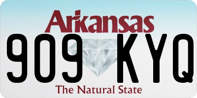 AR license plate 909KYQ